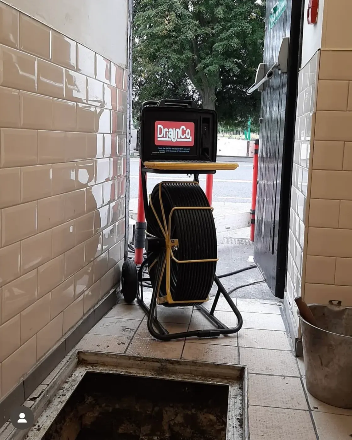 Camera unit on a shop job