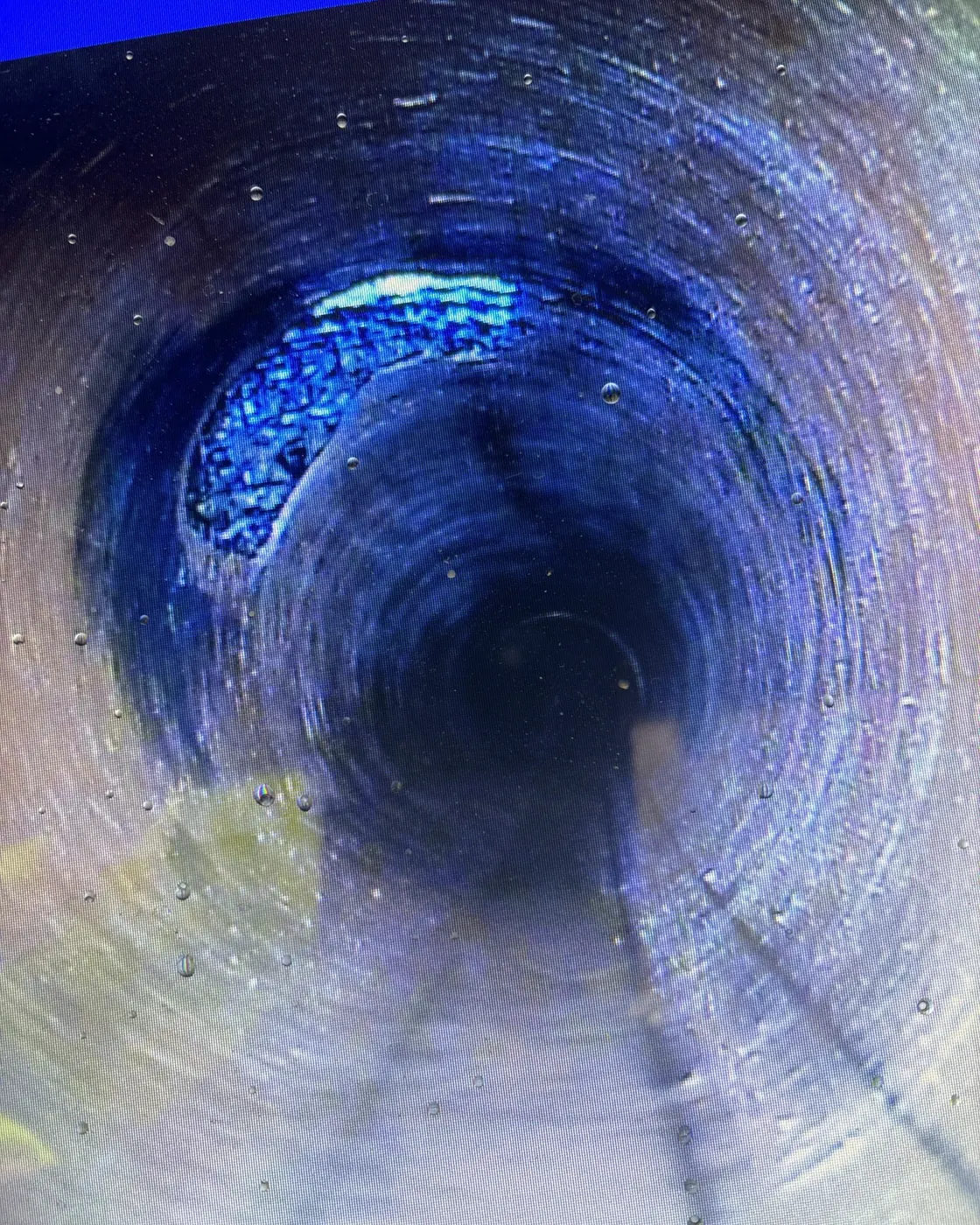A displaced joint on camera