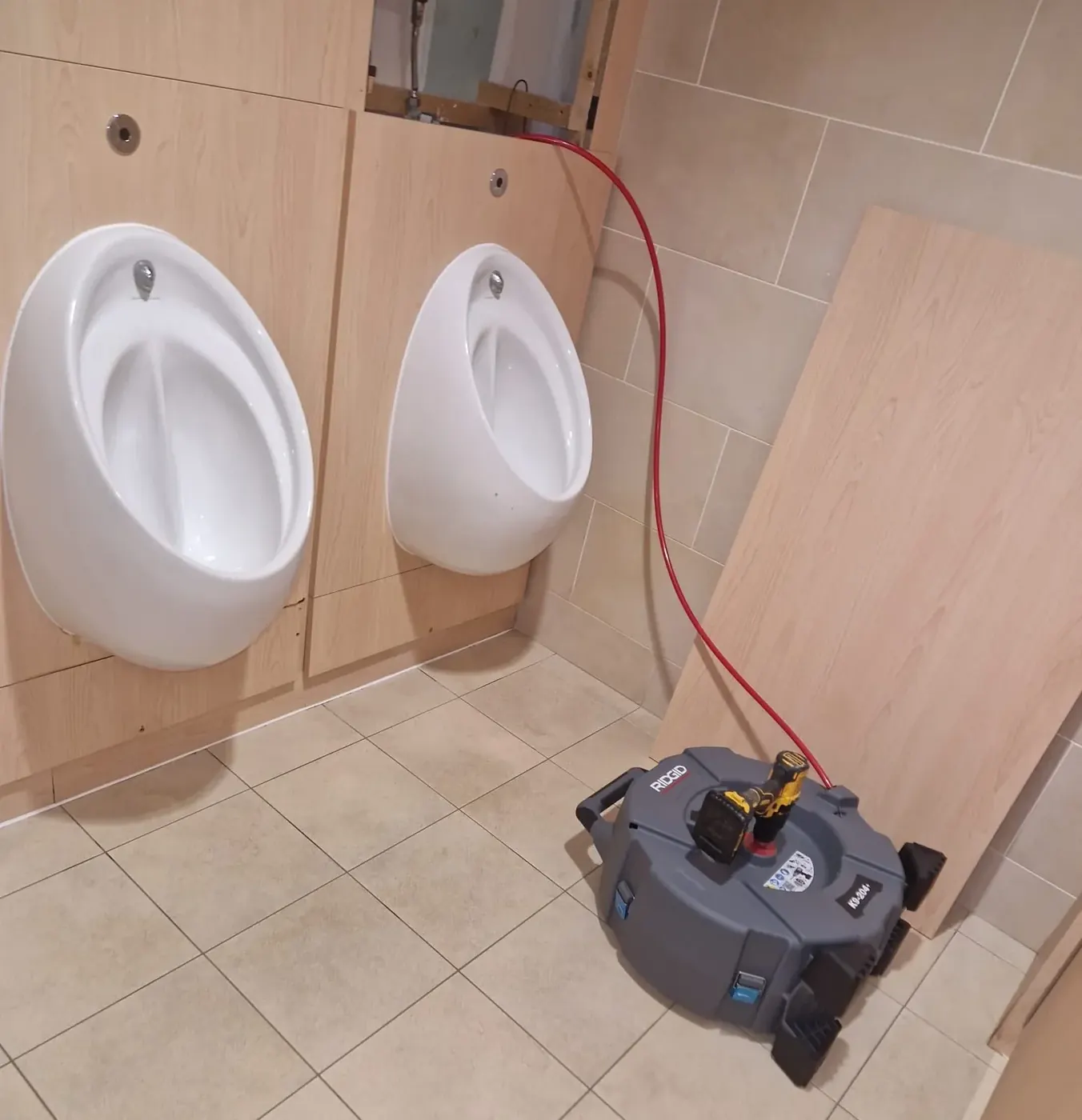 A Dublin commercial washroom, cleared